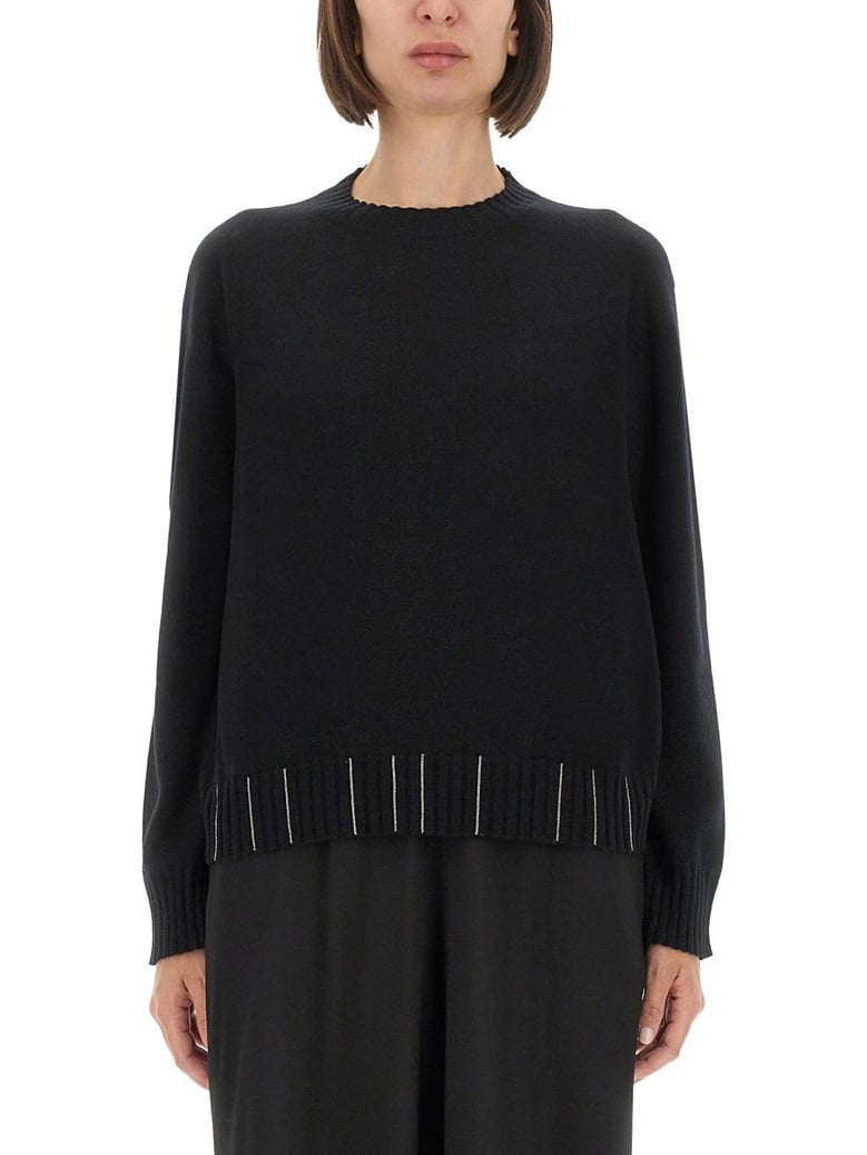 platinum crew-neck jumper by Selfnex