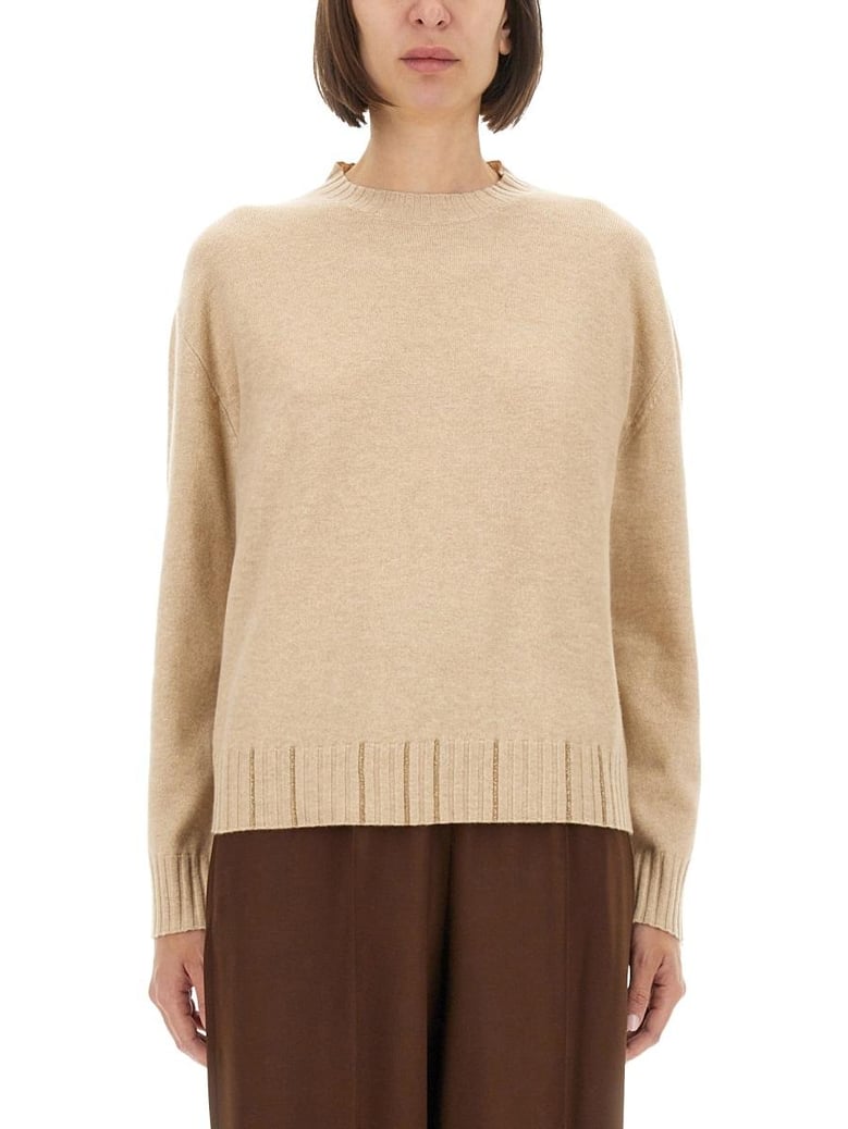 platinum crew-neck jumper by Selfnex