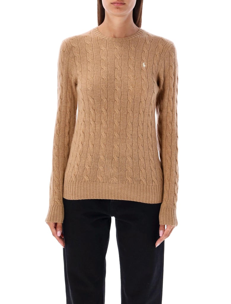plaited wool and cashmere crew-neck by Selfnex