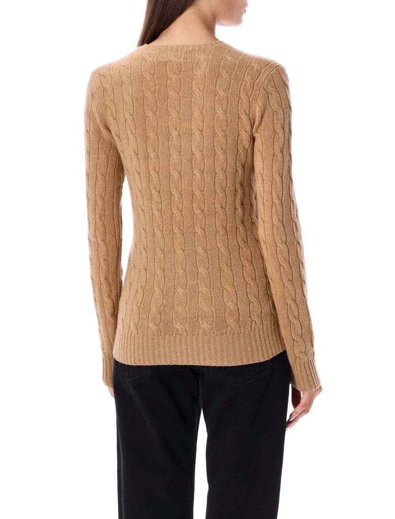 plaited wool and cashmere crew-neck by Selfnex
