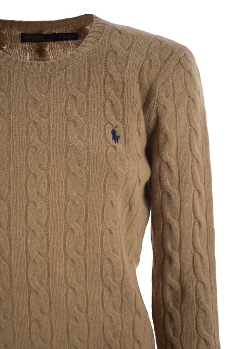 plaited wool and cashmere crew-neck by Selfnex