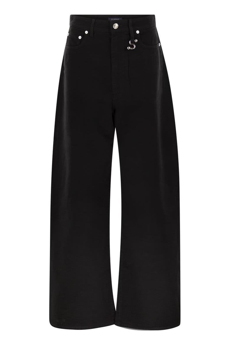 siamese - low-waisted oversize trousers by Selfnex