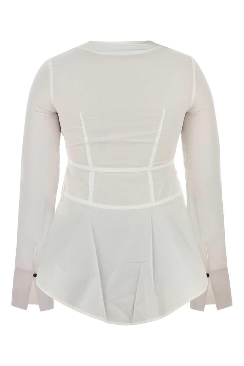 white poplin shirt by Selfnex