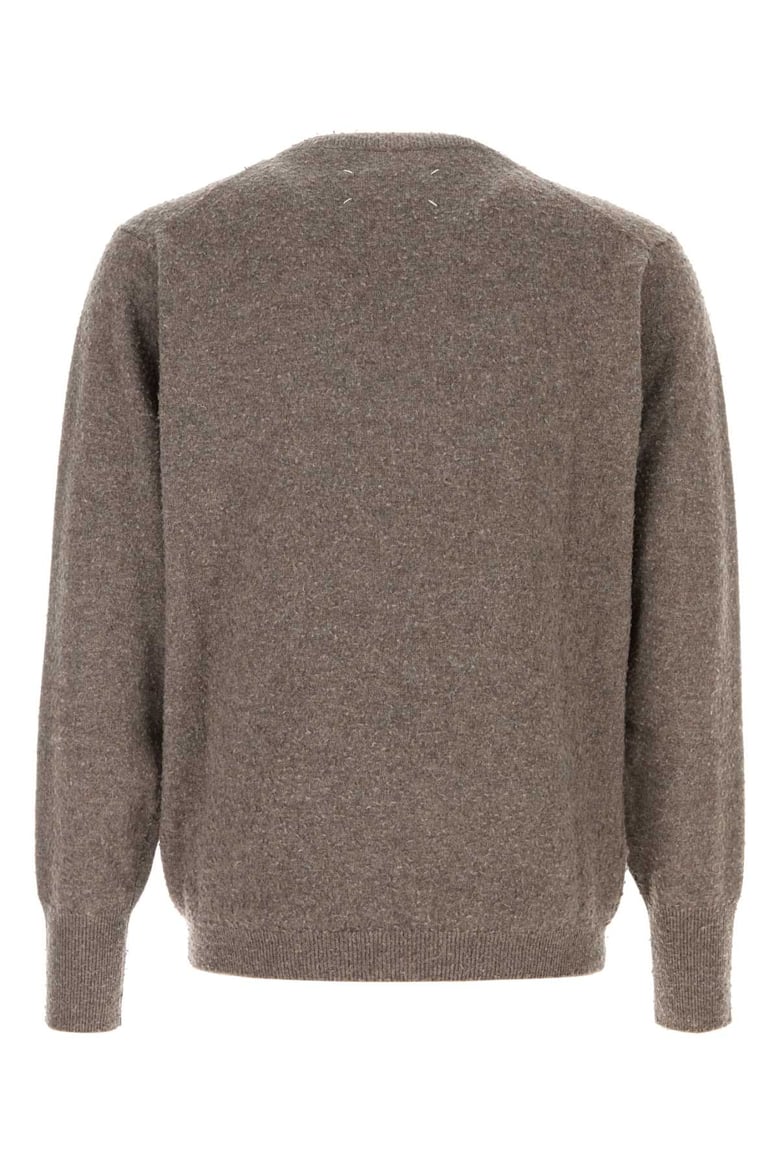 dove grey cashmere blend sweater by Selfnex