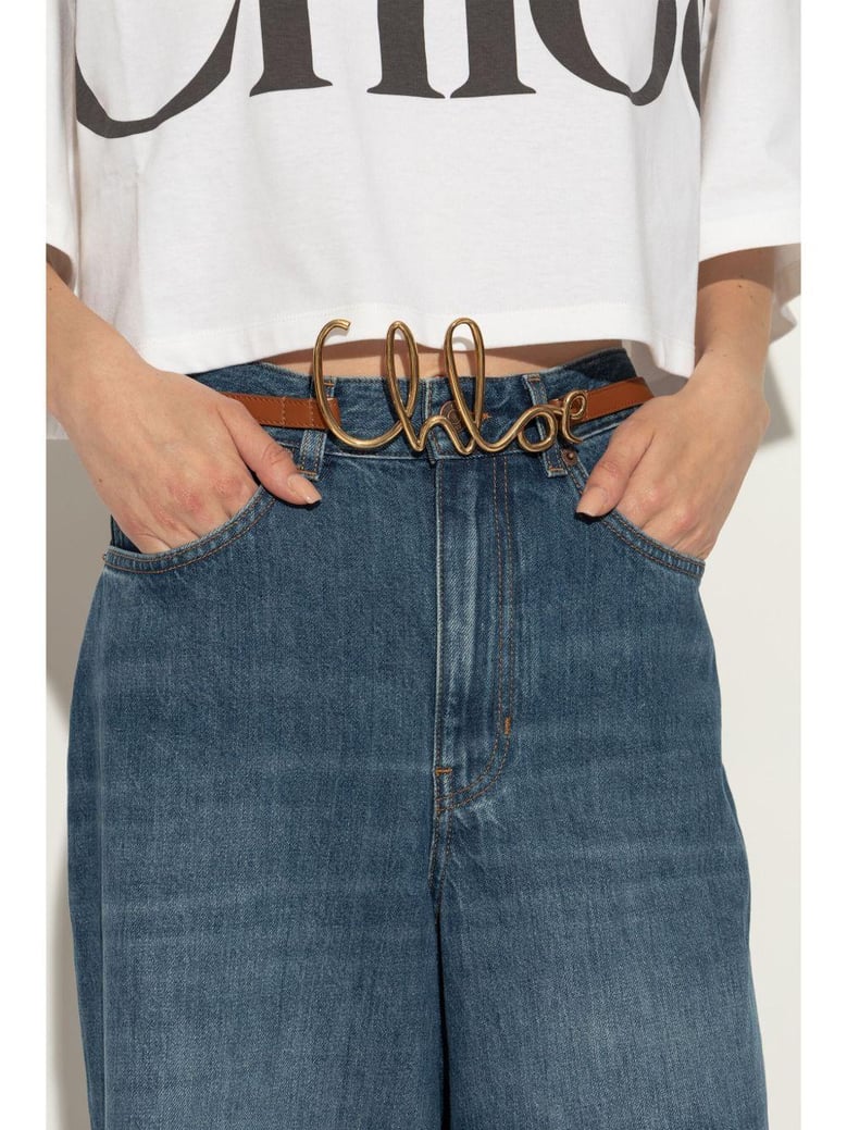 chloè iconic leather belt by Selfnex