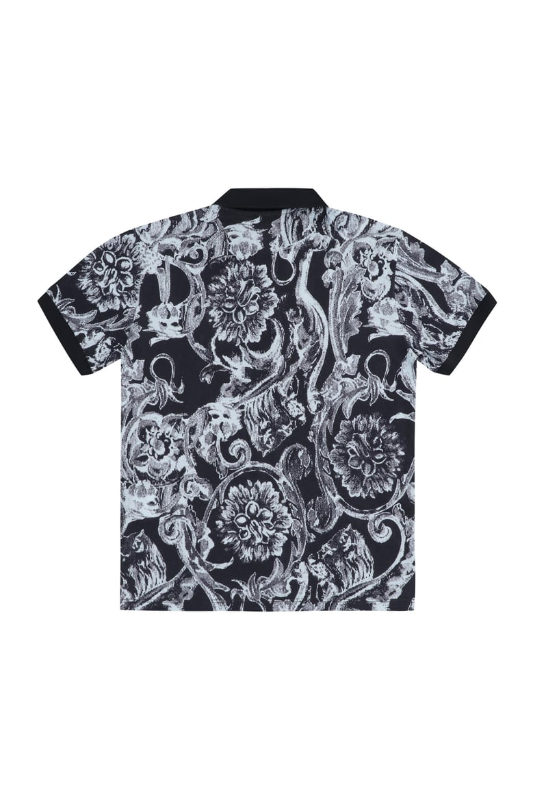 cotton-piqué polo shirt by Selfnex