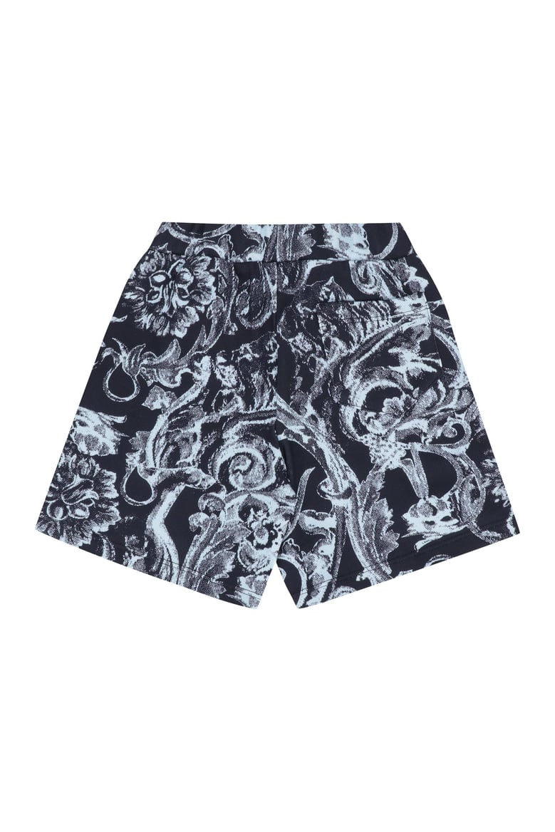 printed cotton shorts by Selfnex