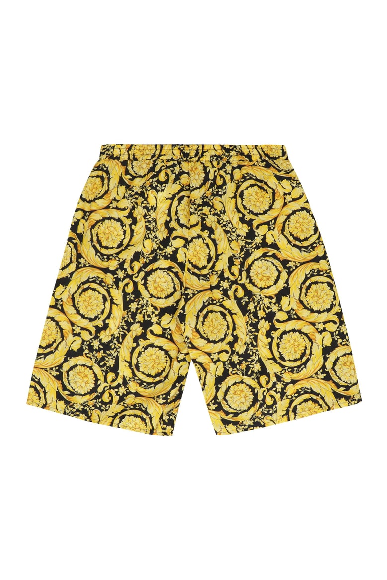 printed cotton shorts by Selfnex