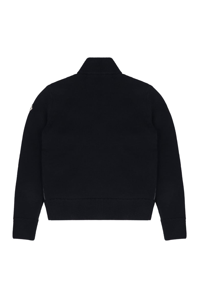 cardigan with padded front panel by Selfnex
