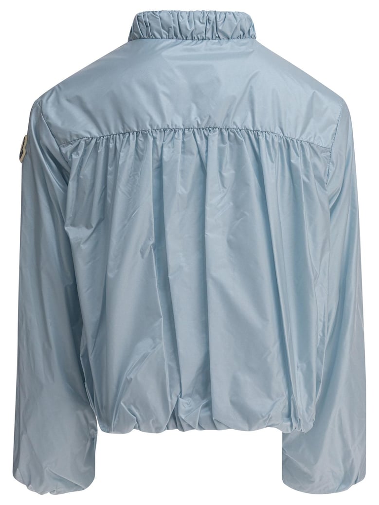 light blue polyamide jacket by Selfnex
