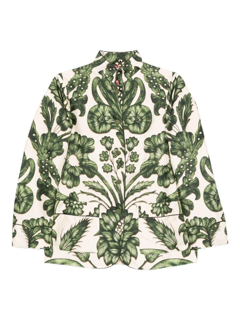 printed silk shirt by Selfnex