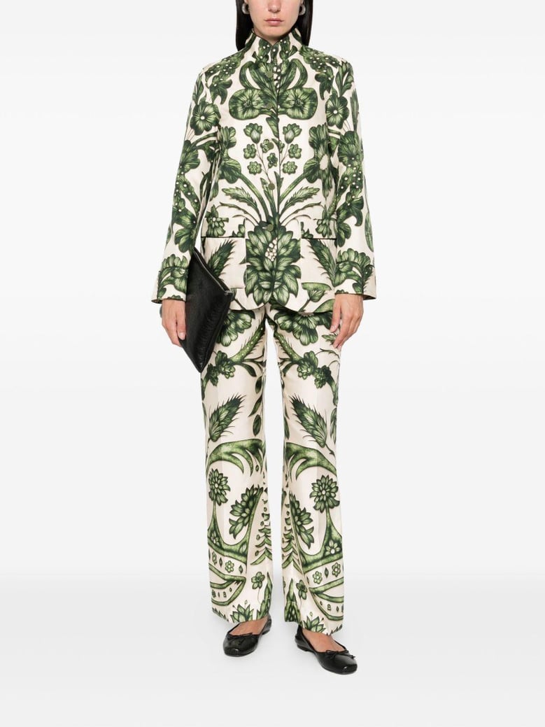printed silk shirt by Selfnex