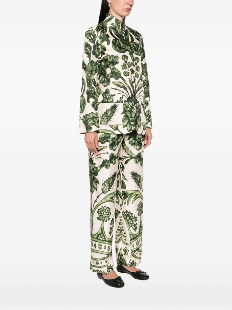 printed silk shirt by Selfnex