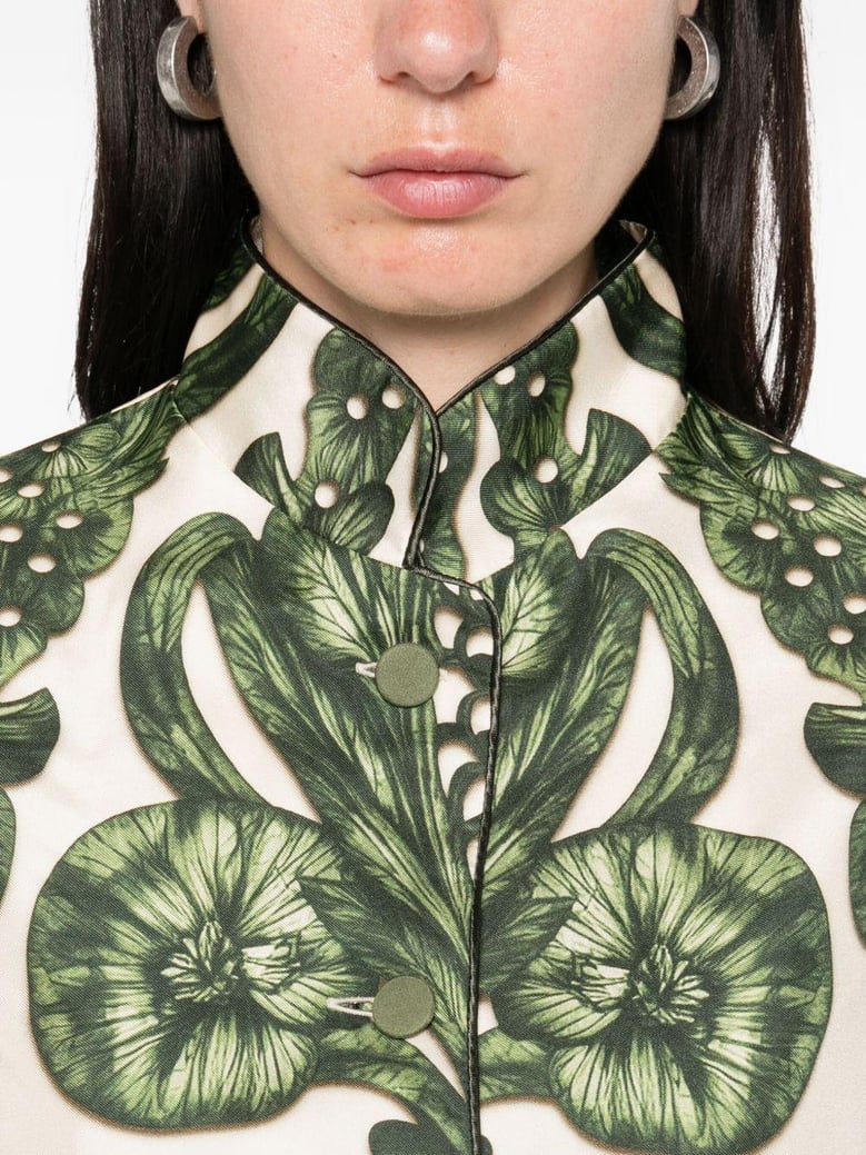 printed silk shirt by Selfnex