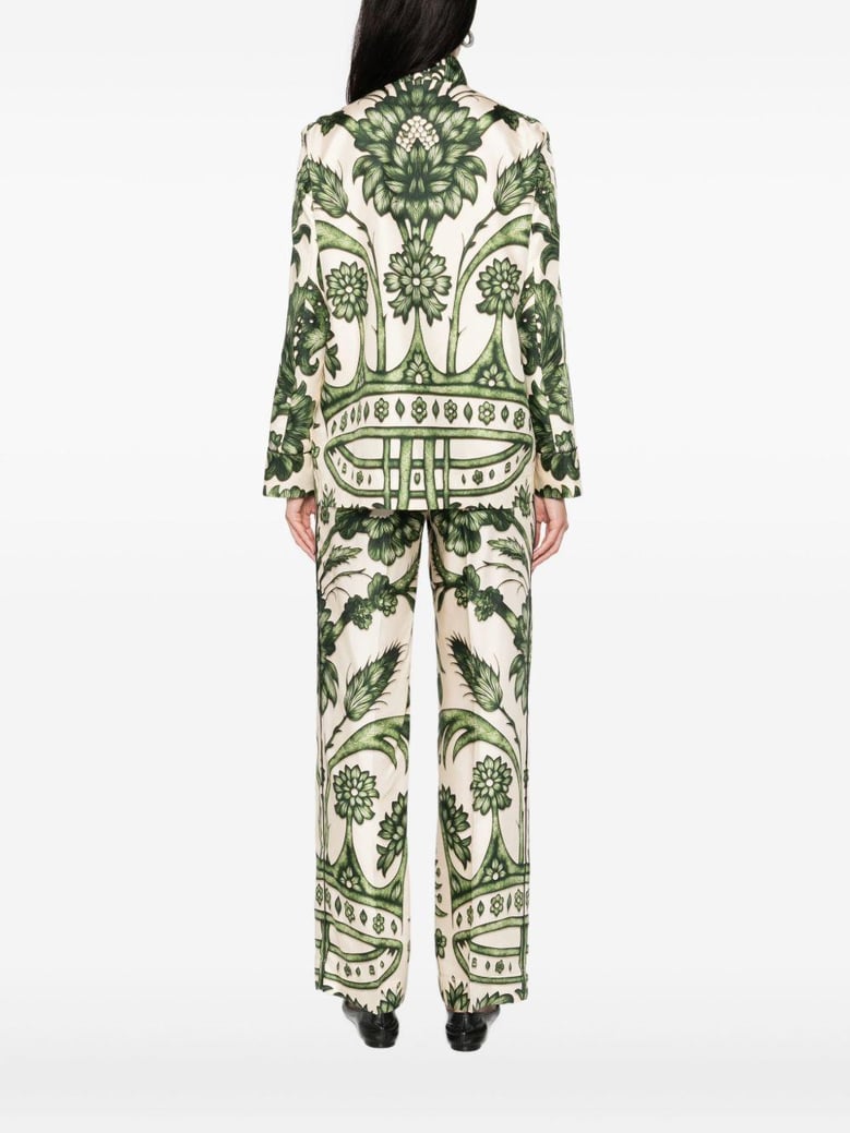 printed silk shirt by Selfnex