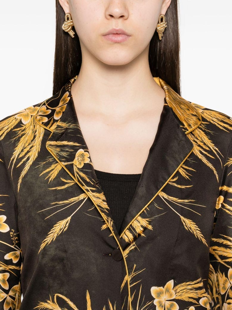 printed silk shirt by Selfnex
