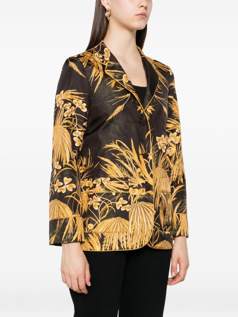 printed silk shirt by Selfnex