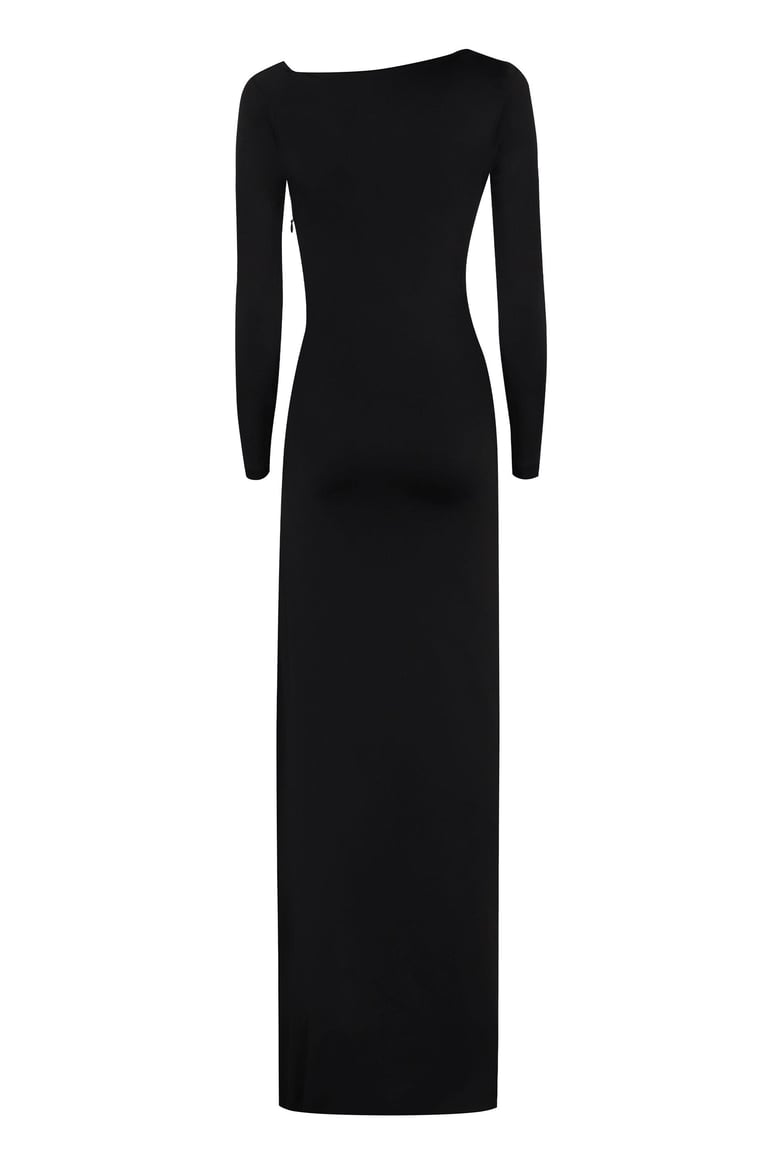 draped jersey gown by Selfnex