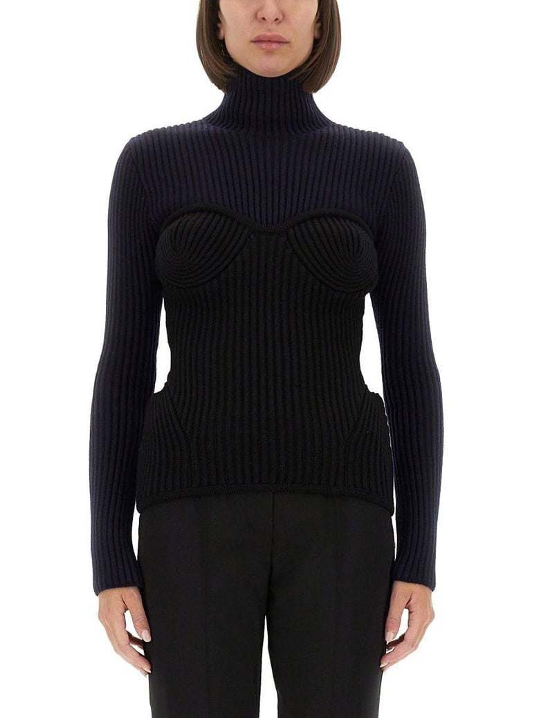 blue merino wool sweaters by Selfnex