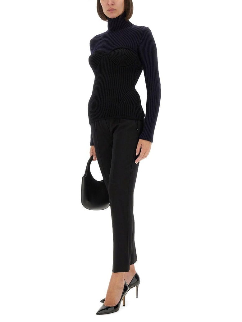 blue merino wool sweaters by Selfnex
