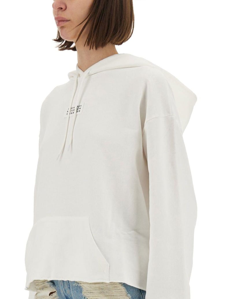 white cotton sweatshirts by Selfnex