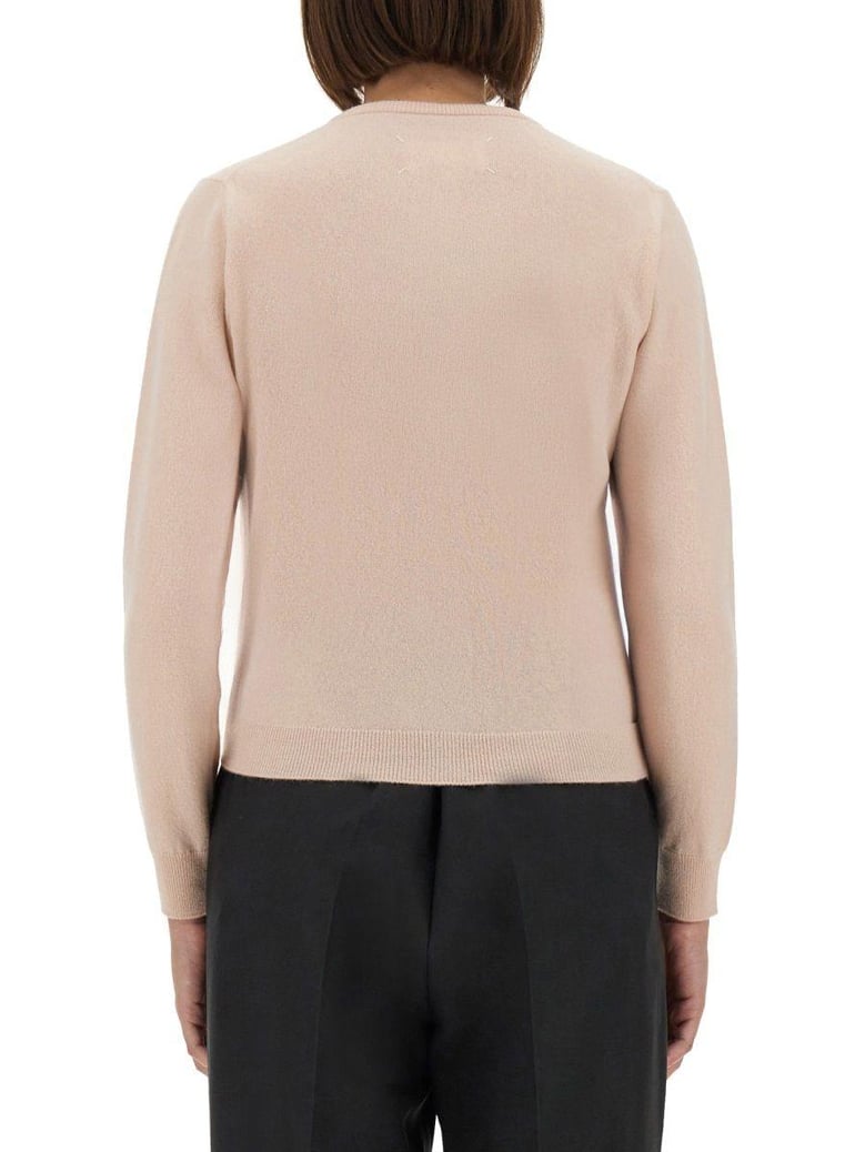 pink virgin wool sweaters by Selfnex