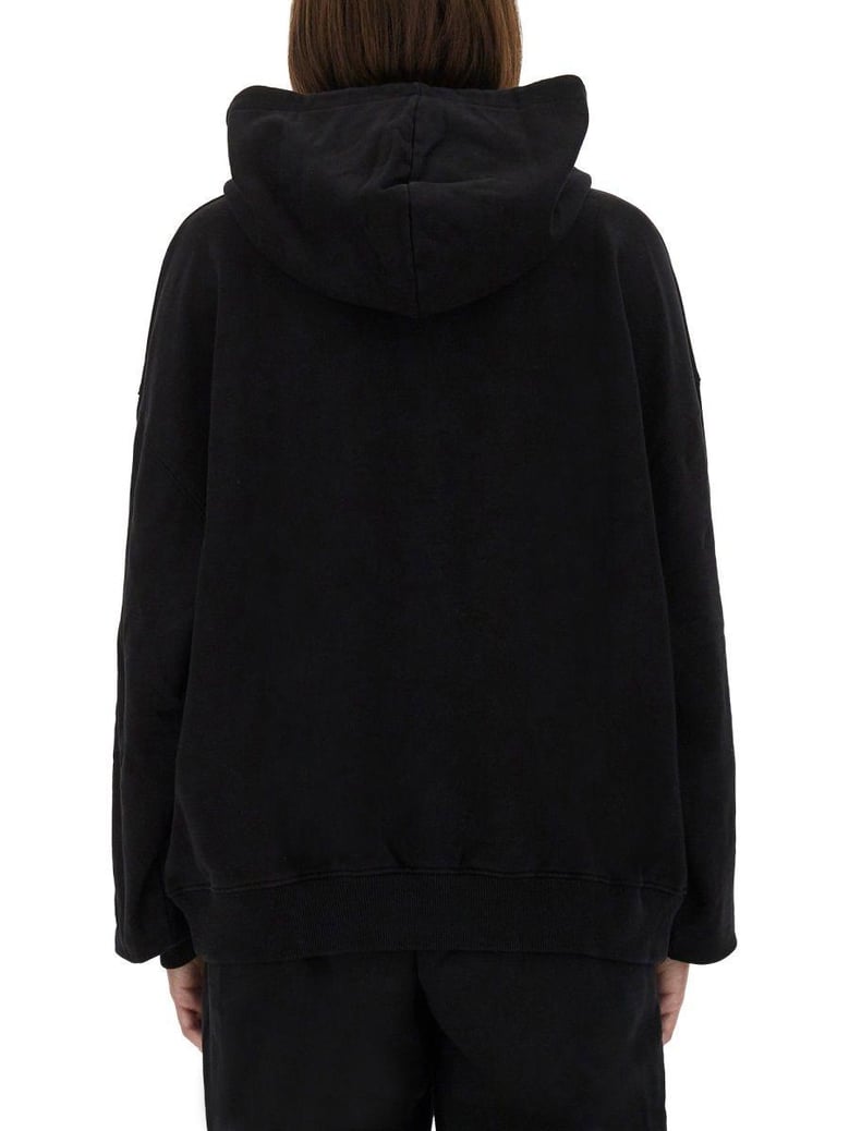 black organic cotton sweatshirts by Selfnex