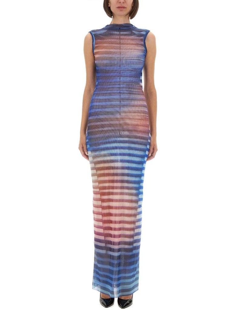 multicolour polyamide dresses by Selfnex