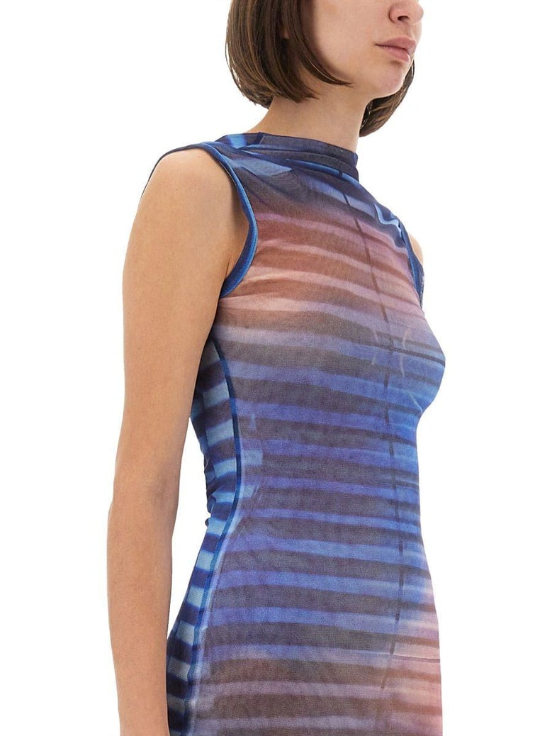 multicolour polyamide dresses by Selfnex