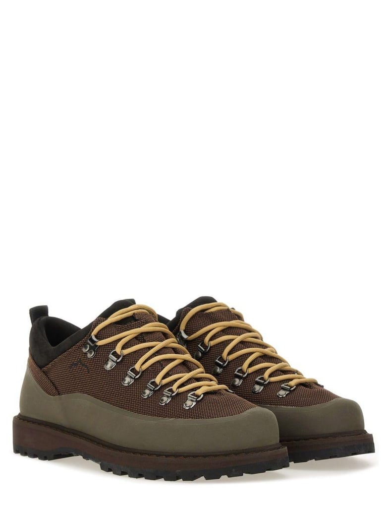 brown polyester cow leather boots by Selfnex