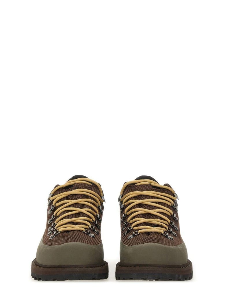brown polyester cow leather boots by Selfnex