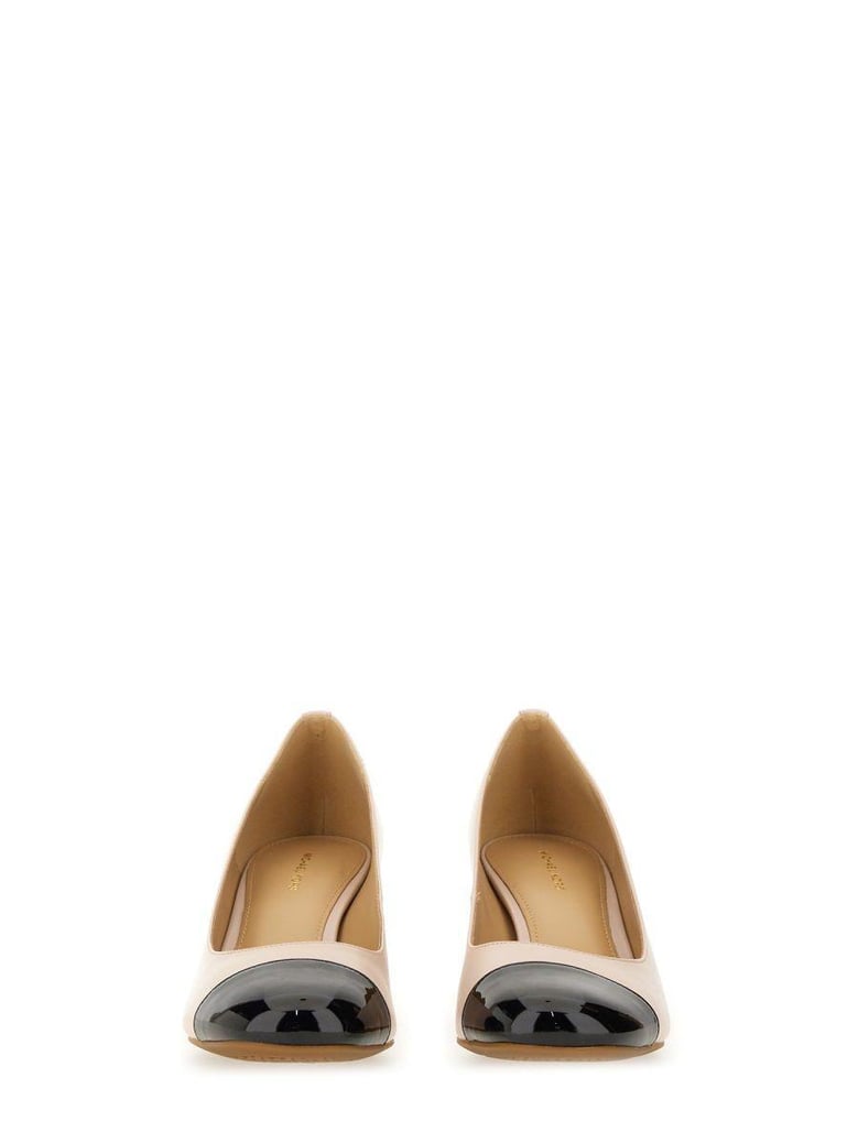 pearl flex leather pumps by Selfnex