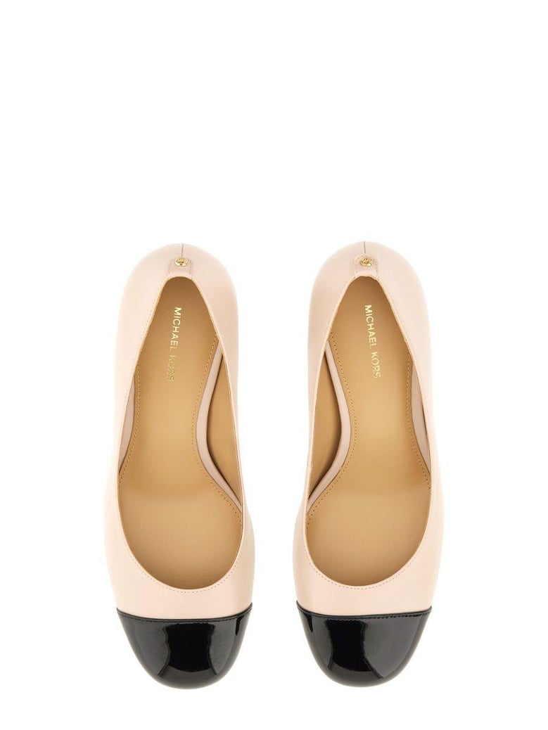 pearl flex leather pumps by Selfnex