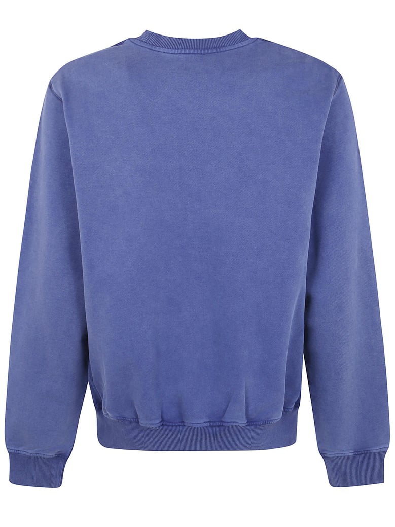 chrome text printed sweatshirt by Selfnex
