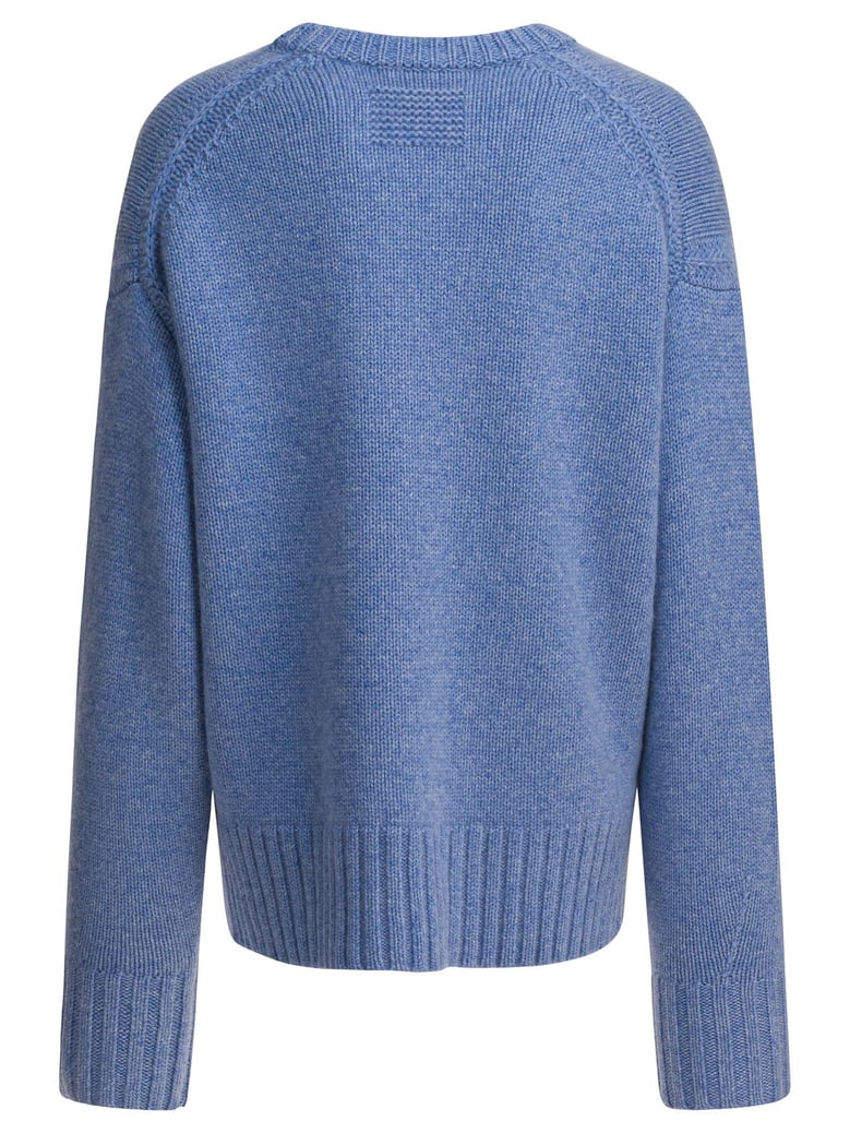 light blue cashmere knitwear by Selfnex