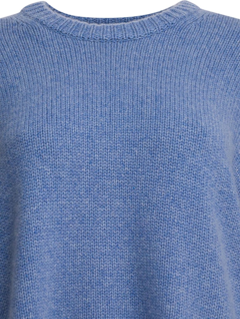 light blue cashmere knitwear by Selfnex