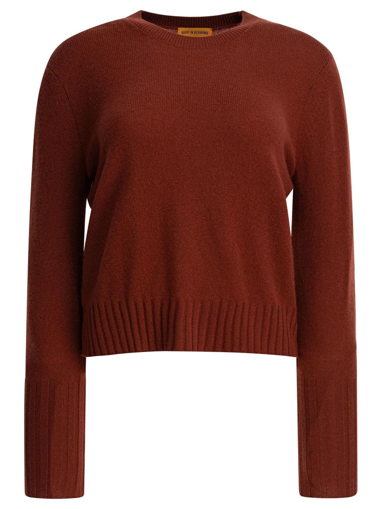 brown cashmere knitwear by Selfnex