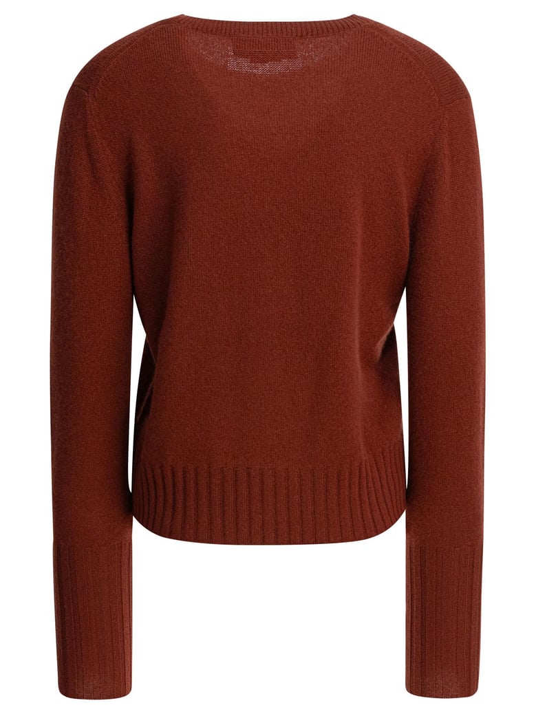 brown cashmere knitwear by Selfnex