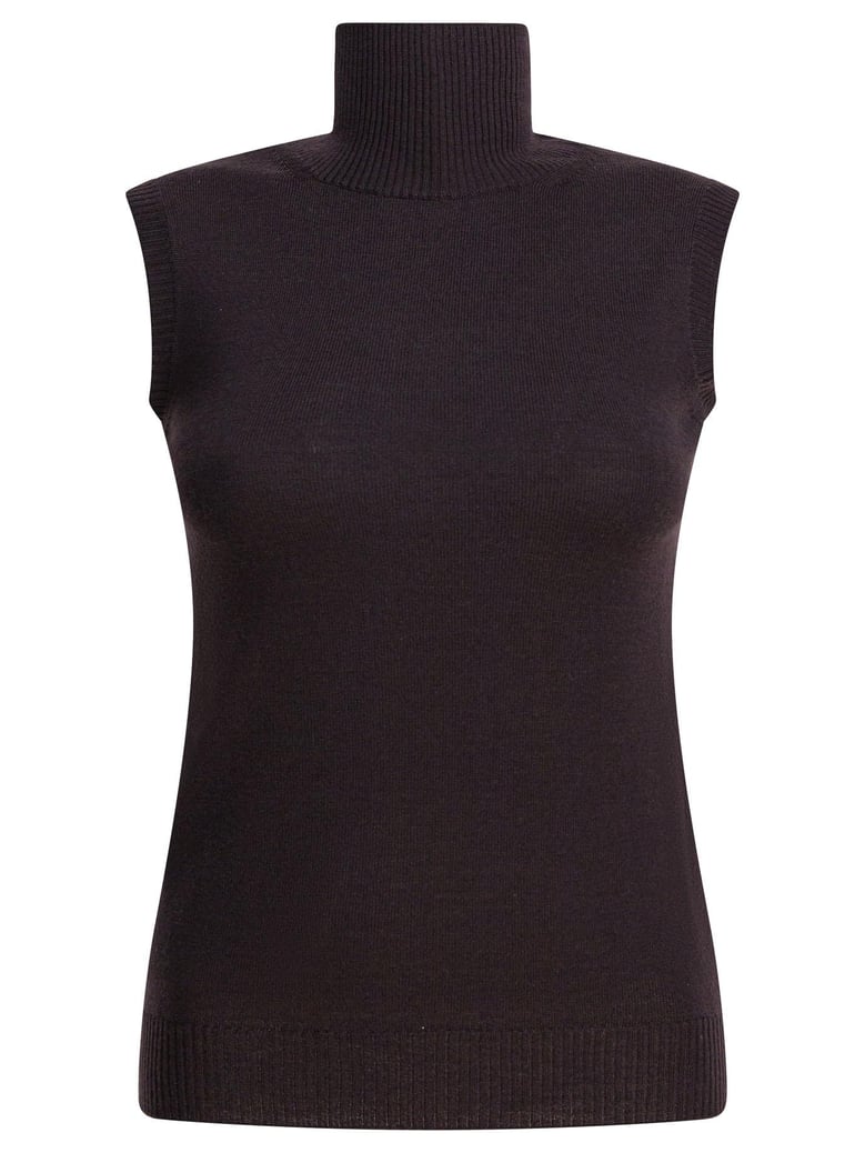 mock neck sleeveless by Selfnex
