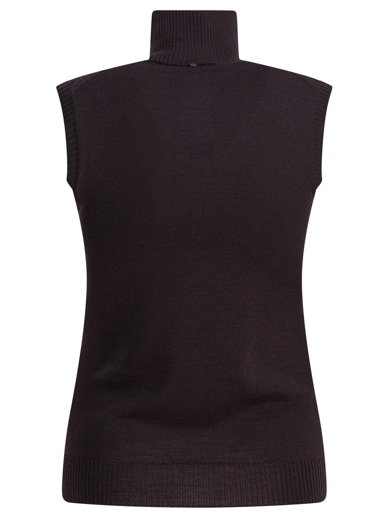 mock neck sleeveless by Selfnex