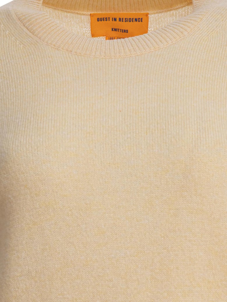 yellow cashmere t-shirt by Selfnex