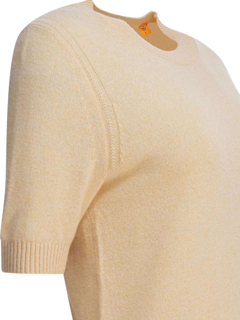 yellow cashmere t-shirt by Selfnex