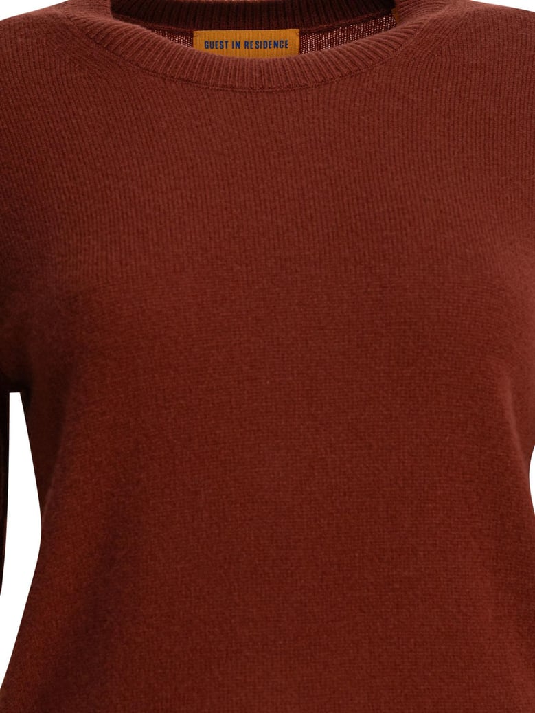 brown cashmere t-shirt by Selfnex