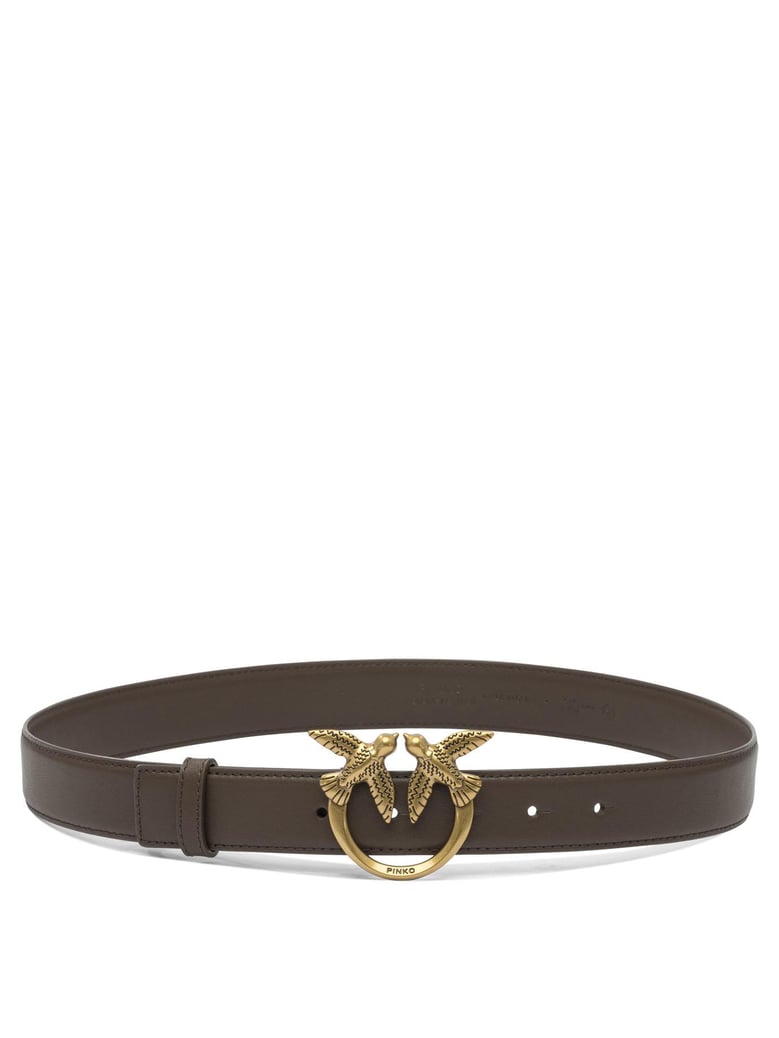 brown leather belt by Selfnex