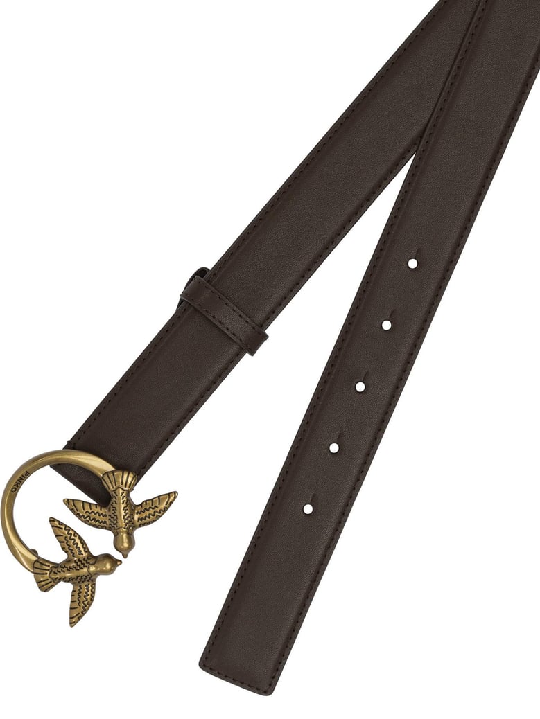 brown leather belt by Selfnex