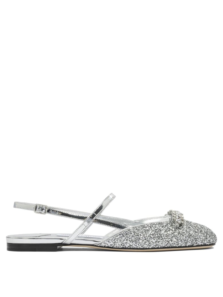 silver calf sandals by Selfnex