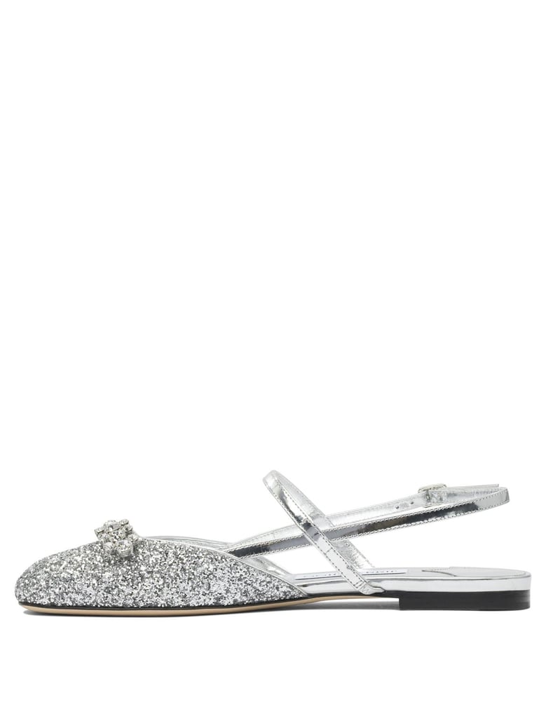 silver calf sandals by Selfnex