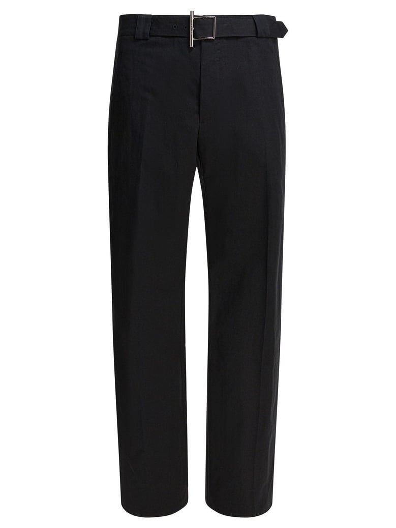 black polyamide trousers by Selfnex