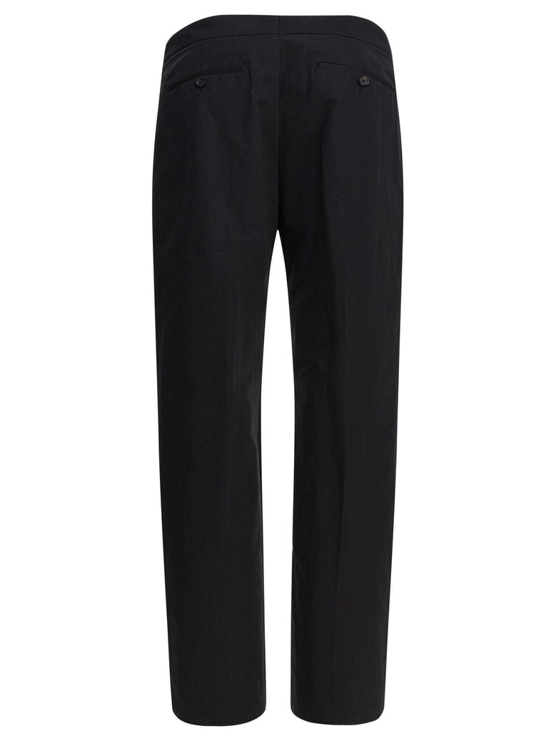 black polyamide trousers by Selfnex