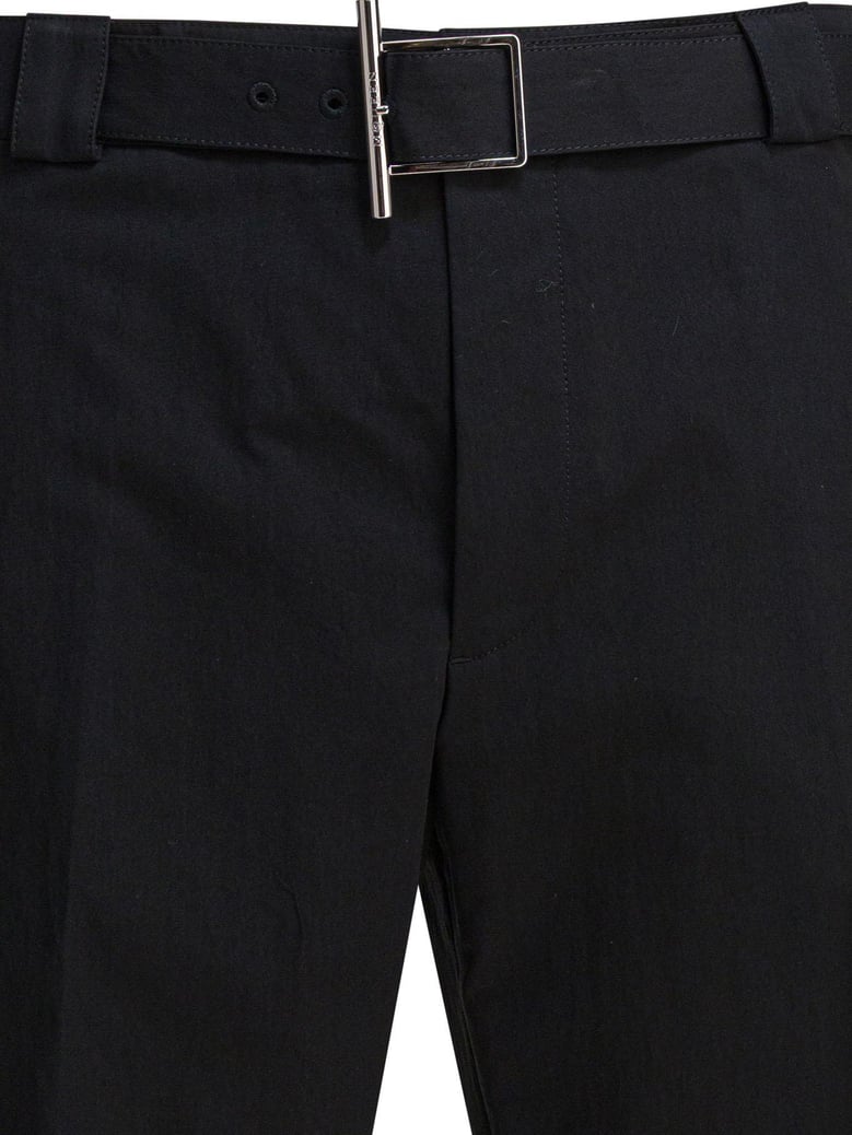 black polyamide trousers by Selfnex